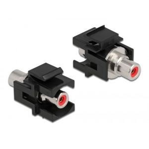 Delock Keystone moduli RCA naaras > RCA naaras punainen / musta
