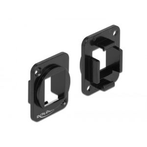Delock Keystone kiinnike 1 Port D-type metallinen