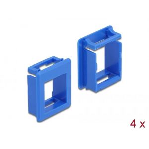 Delock Keystone pidike koteloille 4 kpl sininen