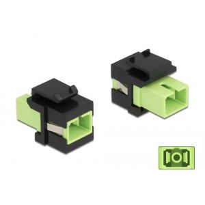 Delock Keystone moduli SC Simplex naaras - SC Simplex naaras limegreen / musta