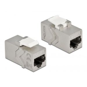 Delock Keystone moduli RJ45 jack to RJ45 jack Cat.6A