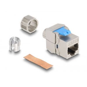 Delock Keystone moduli RJ45 Jack Cat.8.1 työkaluton