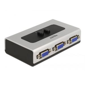 VGA kytkin 2 -porttia manuaalinen kaksisuuntainen