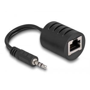 Delock 3.5mm stereo audio ethernet laajennin setti 50m