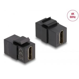 Delock Keystone moduli HDMI naaras - HDMI naaras musta