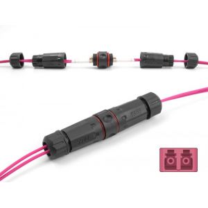 Delock LC Duplex OM4 jatkoliitin vedenpitävä