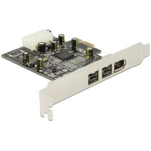 Delock FireWire B 2-port + A 1-port PCIe lisäkortti