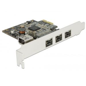 Delock FireWire B 3-Port + 1-port FireWire A PCIe lisäkortti