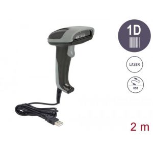 Delock USB Viivakoodinlukija 1D Line Scanner