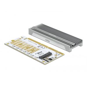 Delock PCI Express x16 (x4 / x8 / x16)  1 x NVMe M.2 lisäkortti LED valolla