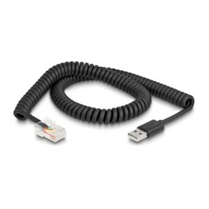 RJ50–USB 2.0 Type-A Kierrekaapeli 2 m