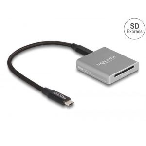 Delock USB Type-C™ SD Express (SD 7.1) muistikortinlukija
