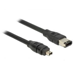 Delock IEEE1394a 400 Mbps/s FireWire, 6/4-pin 2m