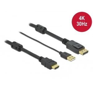 Delock HDMI -> Displayport 7m 4K 30Hz kaapeli