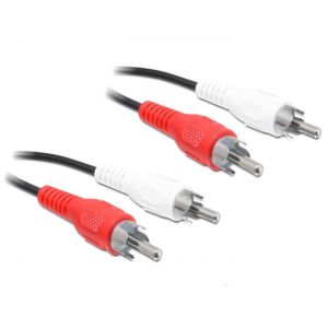 RCA välijohto 2xuros 2xuros 2,5m