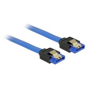 Delock SATA kaapeli 6 Gb/s 0,3m, sininen