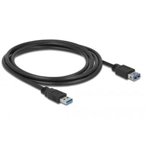 Delock USB 3.0 jatkokaapeli 1m