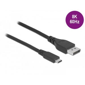 Delock Bidirectional USB Type-C - Displayport 8K 60Hz 1.0m kaapeli