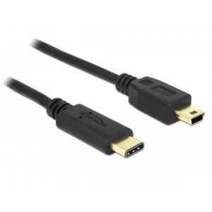 Delock USB 2.0 Type-C - Mini-B 1,0m kaapeli
