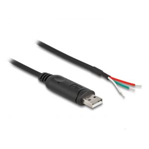 Delock sovitinkaapeli USB 2.0 - Serial RS-485, 3 x avointa johtopäätä 1 m