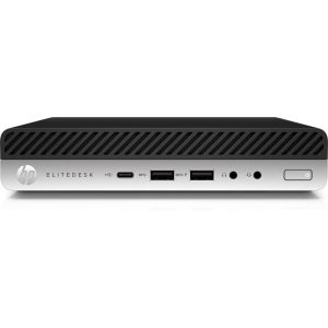 Uusiotietokone HP EliteDesk 800 G4 - Mini Core i5 8500T - 16 Gt - SSD 256 GB - UHD Graphics 630 - Gigabit Ethernet - Win 11 Pro