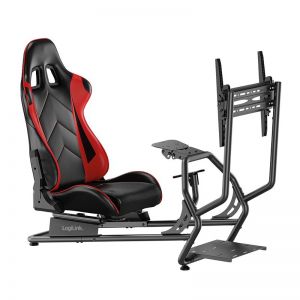 Kilpa-simulaattorin ohjaamo Cockpit näyttötelineellä 37-55" näytöille