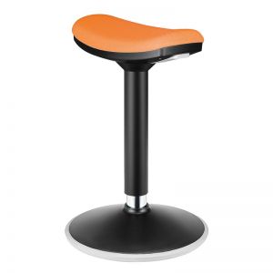Ergonominen Istu-/seisoma-/pyörivä jakkara, korkeussäädettävä 56–82 cm