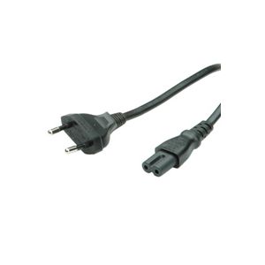 Virtajohto euro 2-napainen IEC-C7 naaras 1.8m