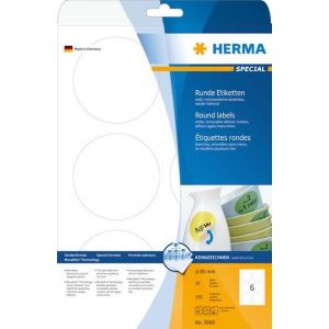 Herma pyöreä tarraetiketti halkaisija 85mm irroitettava, 150 kpl