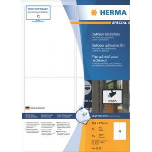 Herma säänkestävä tarra-arkki 99,1mm x 139mm (160kpl)