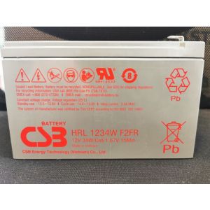 UPS-laitteiden yleisakku  CSB 12V 34W 9h