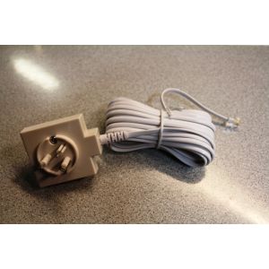 Puhelin- ja modeemikaapeli 3-napainen - RJ11 3m