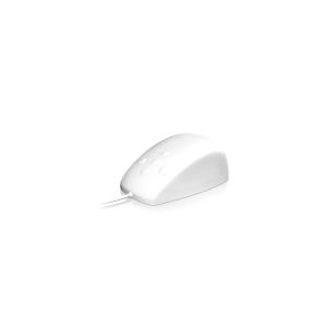 KeySonic vedenpitävä hiiri, silikoni, IP68, valkoinen, KSM-3020M-W