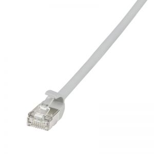Ethernetkaapeli 3,8mm Ultraflex Cat.6A U/FTP harmaa 3m