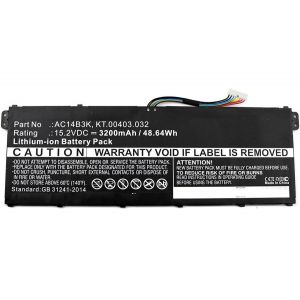 CoreParts Acer 49Wh Li-ion 15.2V 3200mAh akku