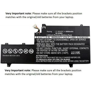 CoreParts 56.59Wh HP Li-Pol 11.55V 4900mAh akku
