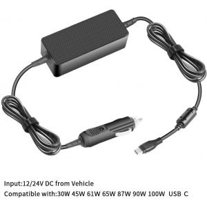 Coreparts 100W 5V2A-20V5A USB-C autolaturi