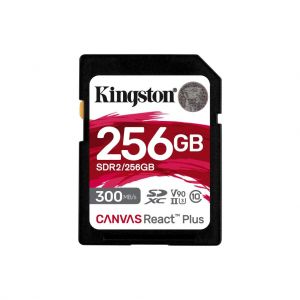 Kingston Canvas React Plus 256GB SDXC UHS-II, U3, V90