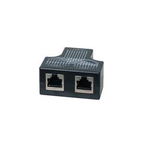 Kaapelinjakoadapteri 1x RJ45-nasta 2x RJ45-nastaan, 1:1 rinnakkainen