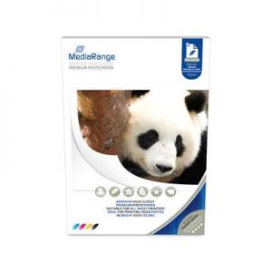 Valokuvapaperi High Glossy A4, takapinnassa liima mustesuihkutulostimille, 115g, 50 kpl