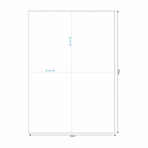 Monitoimi tarra-arkki 4-os 105x148mm, valkoinen, 200 tarraa