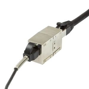 Jatkoliitin Cat6 RJ45, metallia, suojattu