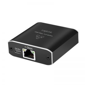Gigabit Ethernet Splitter 1-2, 1000 Mbit/s, USB-virralla