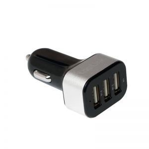 USB-autolaturi, 3x USB-porttia, 25,5 W