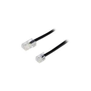 Puhelin- ja modeemikaapeli RJ11 uros uros 2m