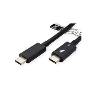 Roline Thunderbolt 5 80Gbit/s, 240W 1m kaapeli