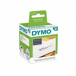 Dymo LW 28x89mm osoitetarra (2x130kpl)