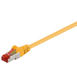Ethernetkaapeli Cat6 S/FTP keltainen 30m