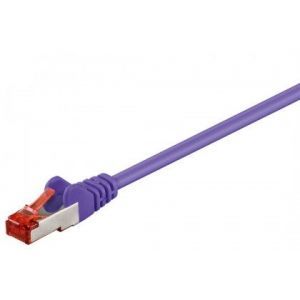 Ethernetkaapeli Cat6 S/FTP violetti 25m