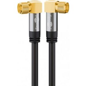 Satelliittiantennikaapeli gold (135 dB), 4xsuojaus kulmalla 2m